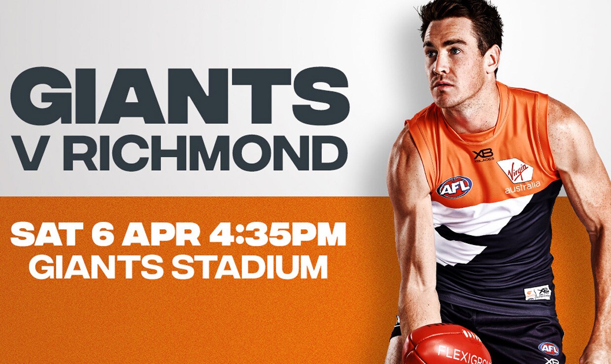 AFL Round 3: GIANTS vs Richmond AFL Round 3: GIANTS vs Richmond - AFL,GWS Giants,Richmond,GIANTS Stadium